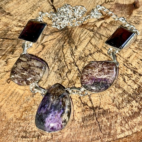 Deep Purple Charoite Necklace - Picture 4 of 11